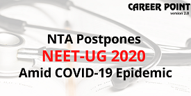 NEET 2020 Postponed