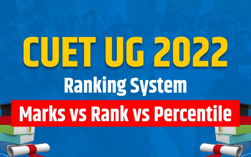 CUET UG 2022 Ranking System Marks vs Rank vs Percentile