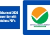 Answer key jee advanced 2026