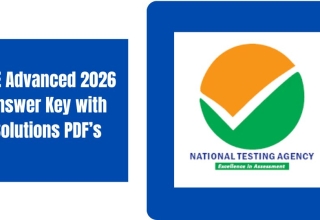 Answer key jee advanced 2026