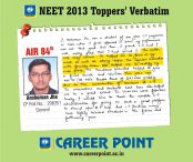 NEET 2013 Toppers Verbatim
