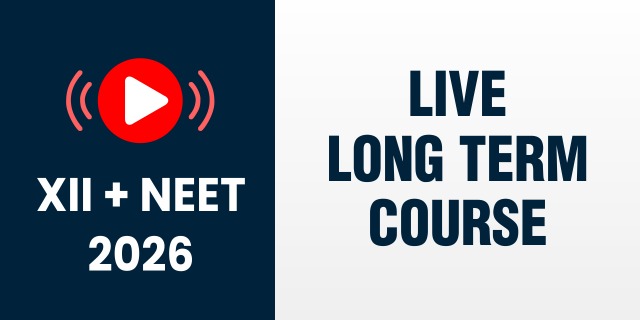 Live Course for Class 12th + NEET
